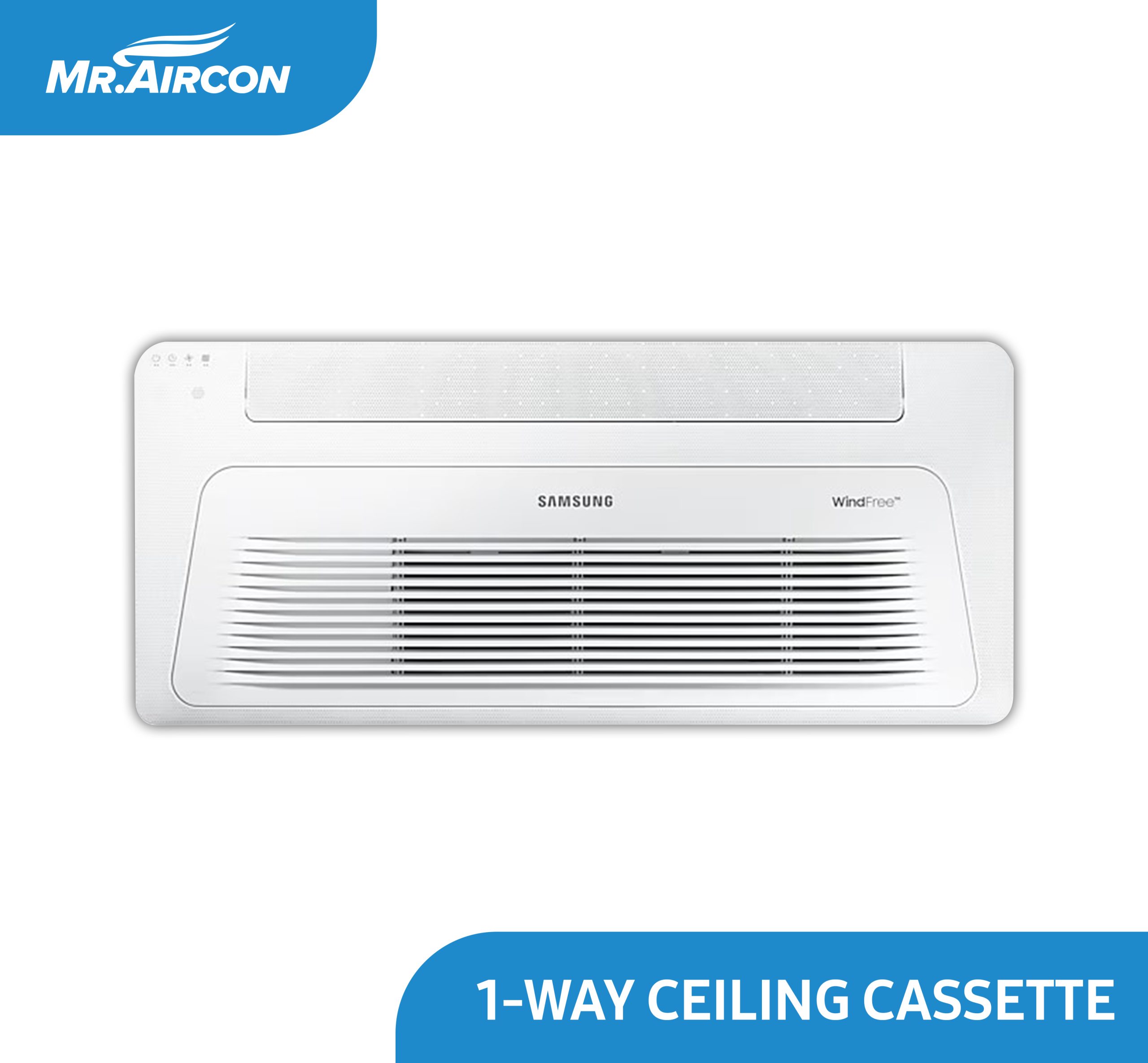 Samsung 1-Way Windfree Cassette 1.5HP