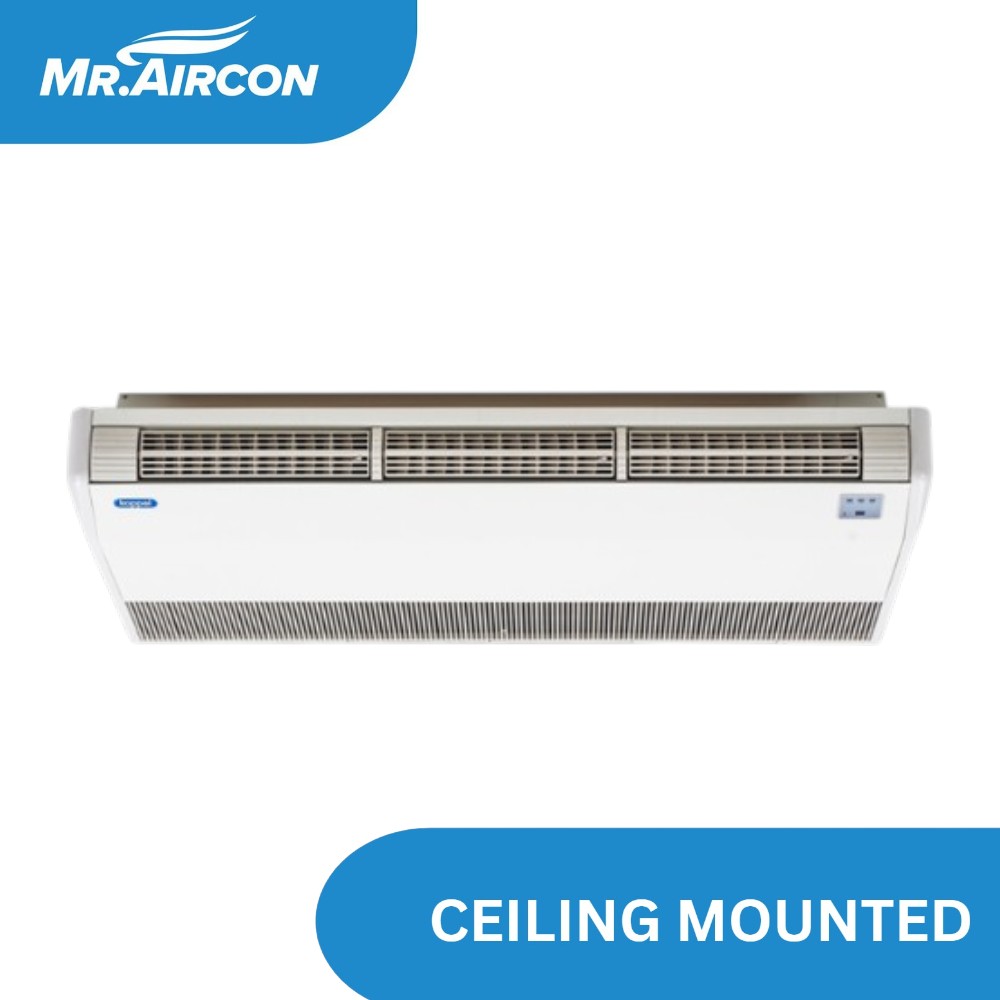 CEILING MOUNTED TYPE, NON-INVERTER, R410A REFRIGERANT 6HP